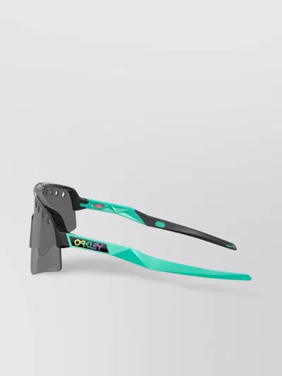 Oakley Nose Pads Sunglasses Perforated Wraparound Style In Black