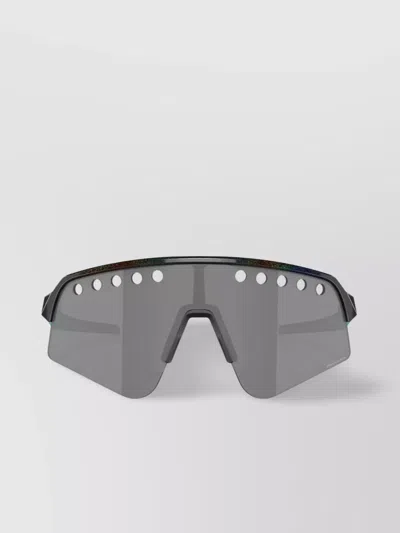 Oakley Nose Pads Sunglasses Perforated Wraparound Style In Black