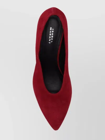 Isabel Marant Ebisa Pointed Toe Suede Finish Pumps