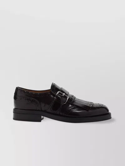 Church's Burgundy Leather Monk Phillis Formal Shoes In Burgundy