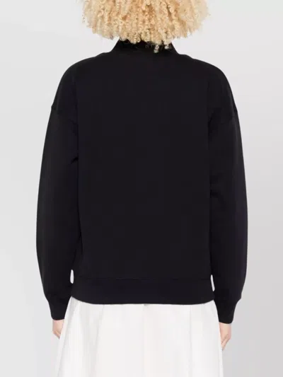 Maison Kitsuné Maison Kitsune' Dressed Fox Cotton Sweatshirt In Black