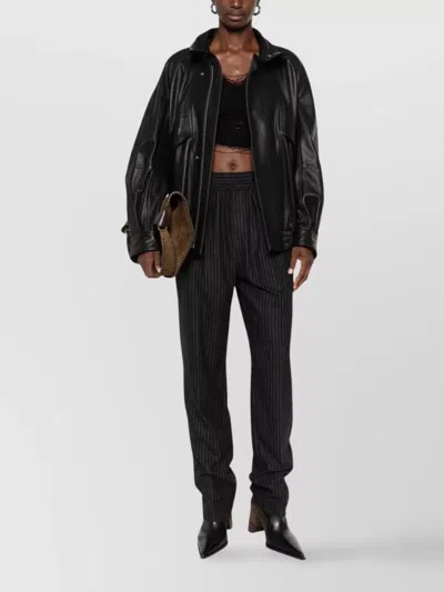 Isabel Marant Embroidered Wool Blend Lisetta Pant In Blue