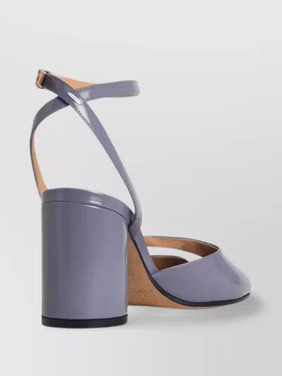 Maison Margiela Tabi Purple Leather Sandals