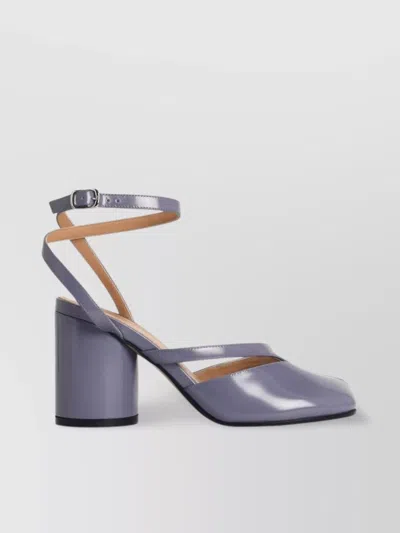 Maison Margiela Tabi Purple Leather Sandals