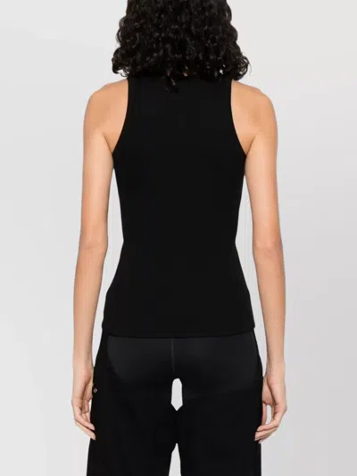 Coperni Back Scoop Neck Sleeveless Top In Black