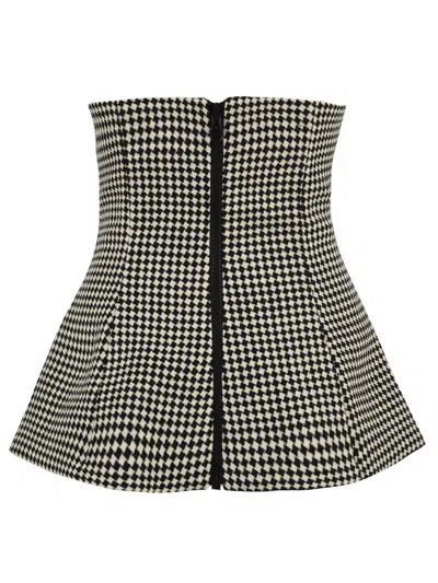 Douuod Top Black In Gray