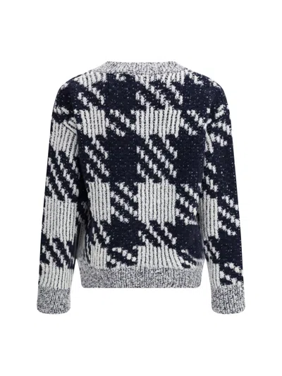 Dries Van Noten Macao V Neck Sweater In Blue