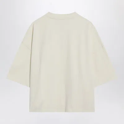 Jacquemus Embroidered Logo Oversized T-shirt In White