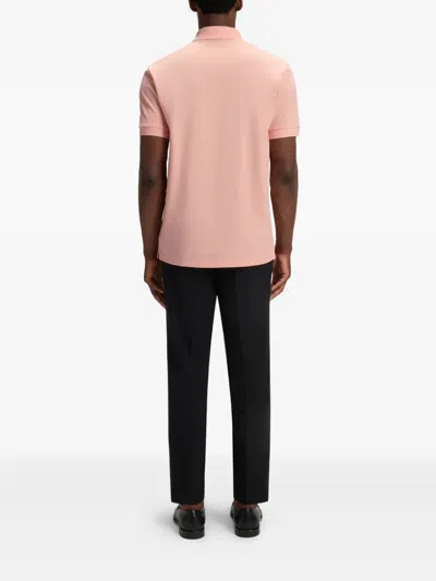 Hugo Boss Button-placket Polo Shirt In Pattern