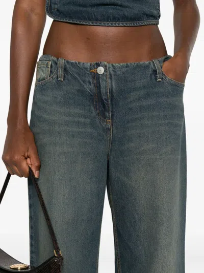 Magda Butrym Five-pocket Design Jeans In Gray