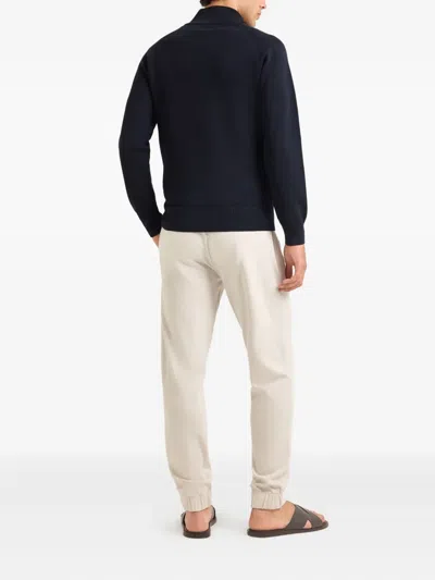 Orlebar Brown Struma Zip-pocket Merino-wool Track Pants In Neutral