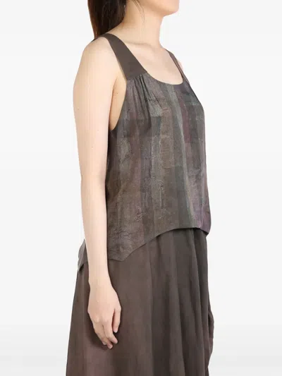 Ziggy Chen Collaged Graphic-print Top In Multi