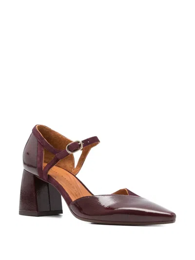 Chie Mihara 70mm Block-heel Ankle-strap Pumps In Red