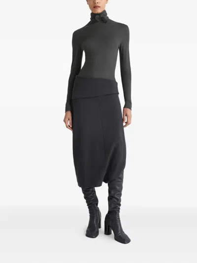 Lemaire Turtle-neck Sweater In Gray