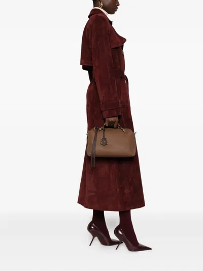 Fendi Michael Kors Black Leather Bags In Brown