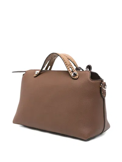 Fendi Michael Kors Black Leather Bags In Brown