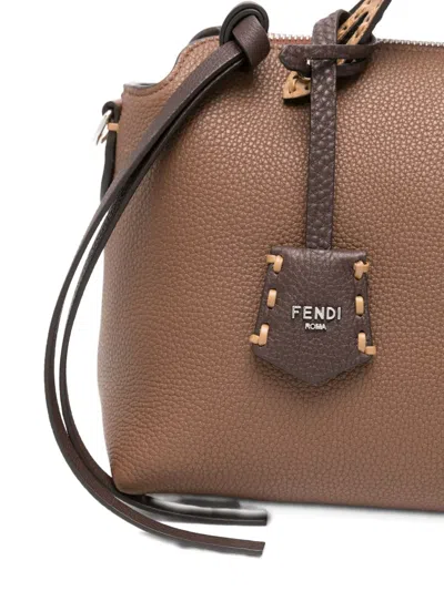 Fendi Michael Kors Black Leather Bags In Brown