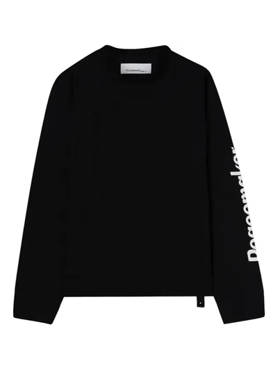 Peacemaker Oamc Long-sleeve Sweater In Black
