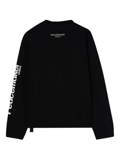 Peacemaker Oamc Long-sleeve Sweater In Black