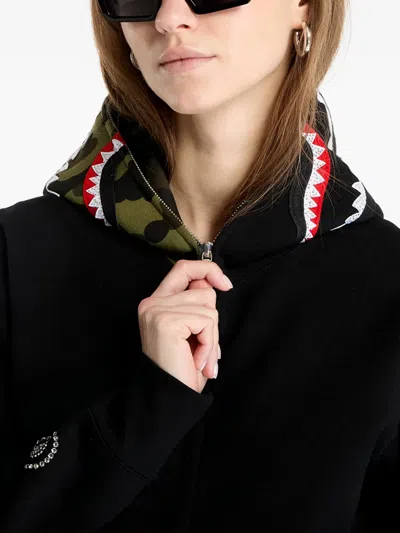 迷彩鲨鱼连帽衫