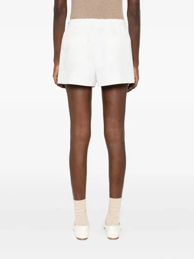 Valentino Pocket-detail Drawstring Shorts In White