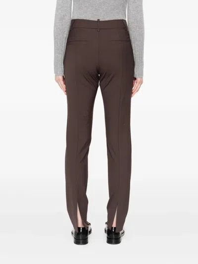 Brunello Cucinelli Tailored Trousers With Back Pocket And Belt Loops In Black