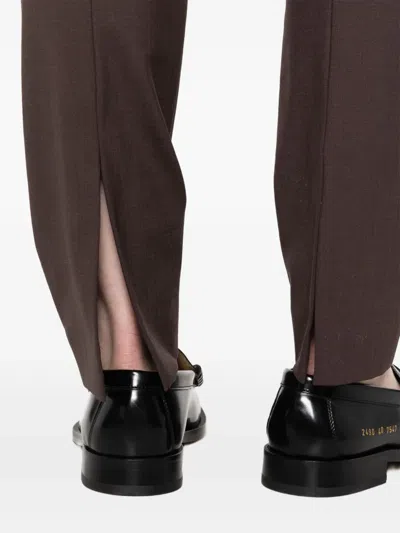 Brunello Cucinelli Tailored Trousers With Back Pocket And Belt Loops In Black