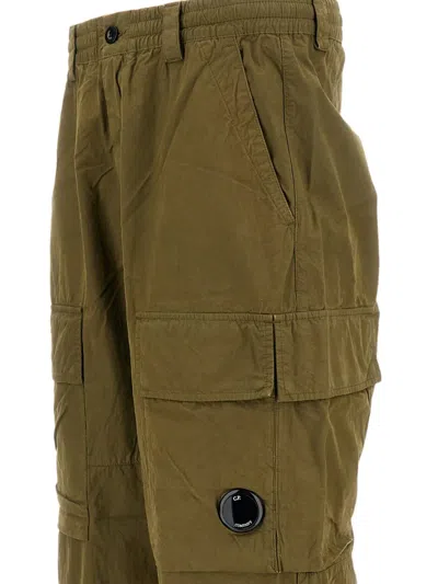C.p. Company Cargo Pant In Microreps Peached In Green
