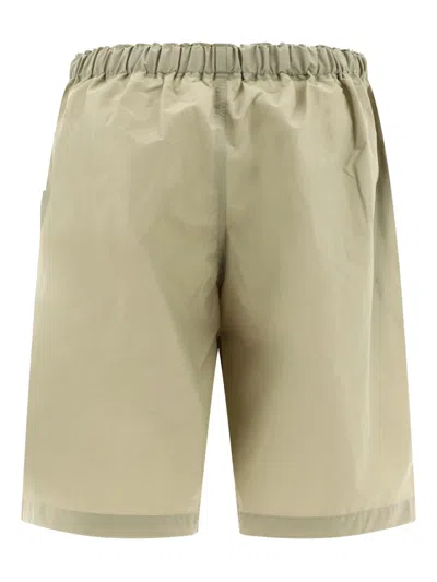South2 West8 Belted Patch-pocket Shorts In Neutral