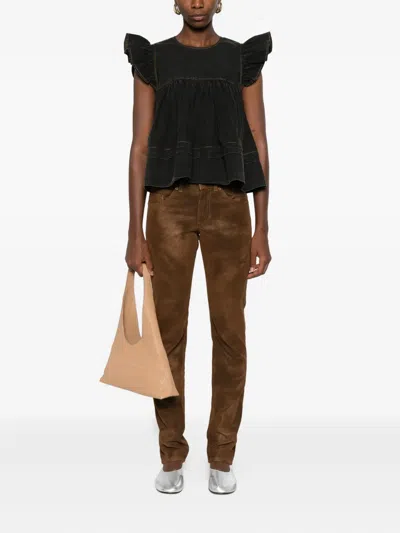 Isabel Marant Étoile Isabel Marant Etoile Kelsie Trousers In Brown