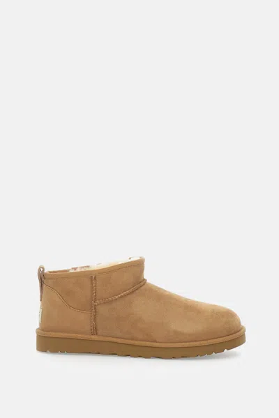 Ugg Classic Ultra Mini Boots In Marrone