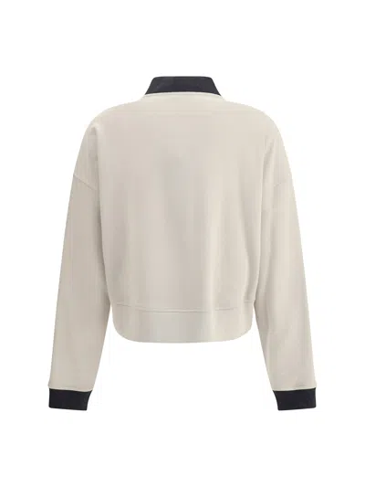 Brunello Cucinelli Plush Cardigan In White