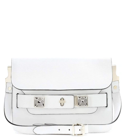 Proenza Schouler Ps11 Mini Classic Leather Shoulder Bag In White