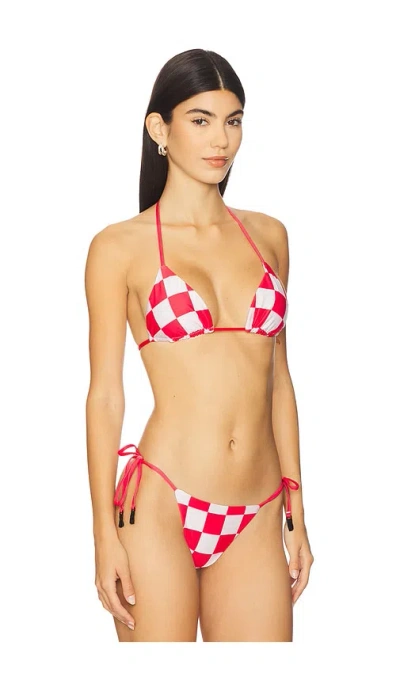 Maaji X Cherry Coke Balmy Bikini Top In Red