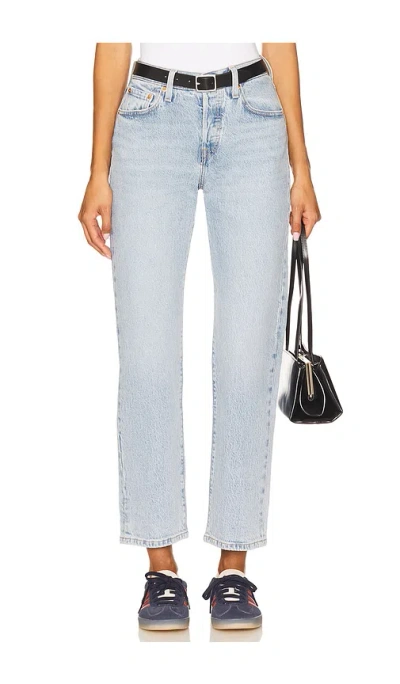 Levi's Ribcage High Waist Straight Leg Jeans In Blue