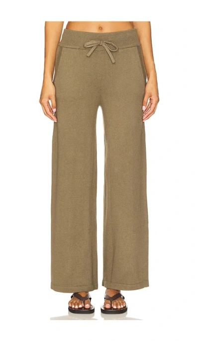 Eberjey Recycled Sweater Pant In Green