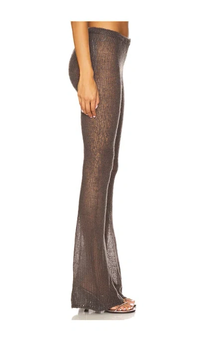 Jaded London Leila Knit Trouser In Gray