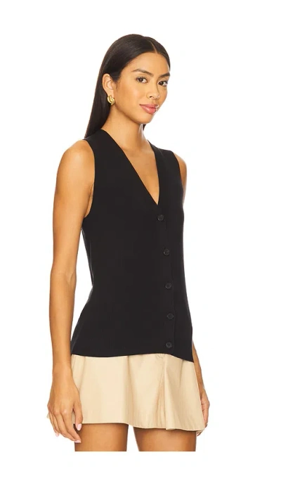 Anine Bing Lawrence Vest In Black
