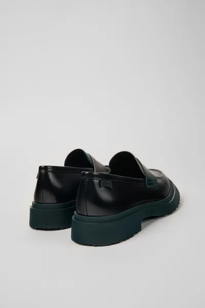 Camper Walden Mismatched Colour-block Loafers In Black