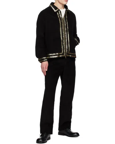 Bode Black Bandstand Jacket In Black