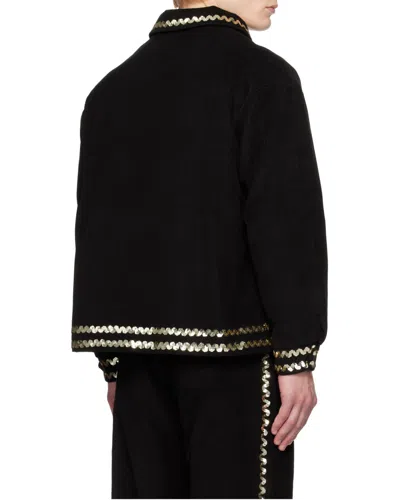 Bode Black Bandstand Jacket In Black