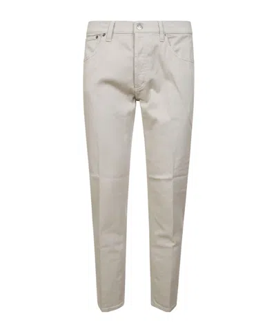 Dondup Bringhton Trousers Belt Loops In White