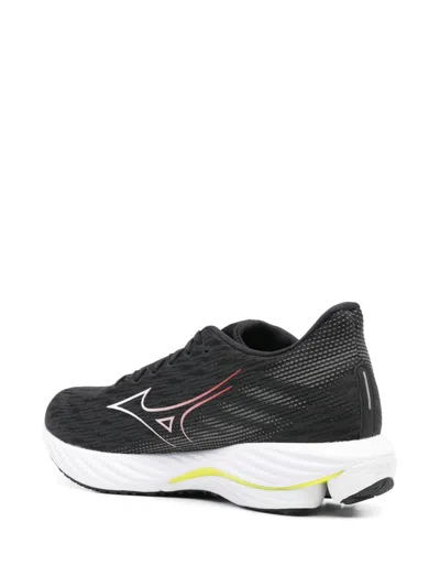 Mizuno Low Top Sneakers Flat Sole In Black