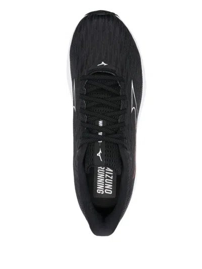 Mizuno Low Top Sneakers Flat Sole In Black