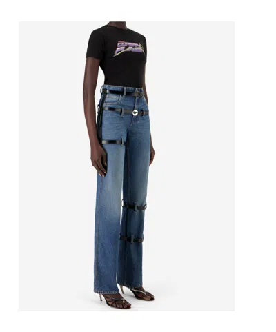 Coperni Logo Crew Neck T-shirt In Black