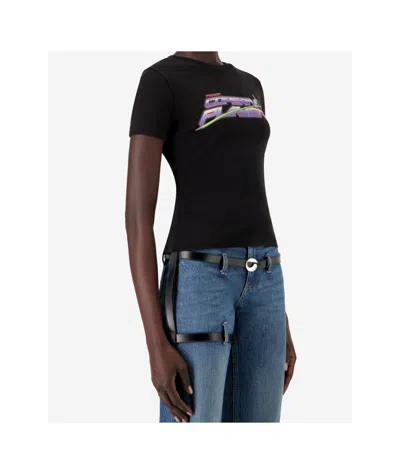 Coperni Logo Crew Neck T-shirt In Black