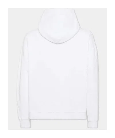 Dsquared2 Dsquared Men Hoodie Hand-drawn In White