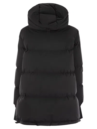 Herno Women Double-layer Down Jacket With Hood In Black