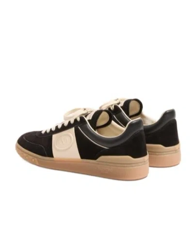 Valentino Black/ivory Upvillage Sneakers In Black