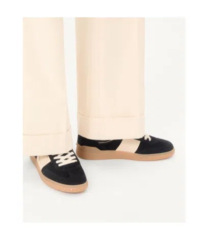 Valentino Black/ivory Upvillage Sneakers In Black